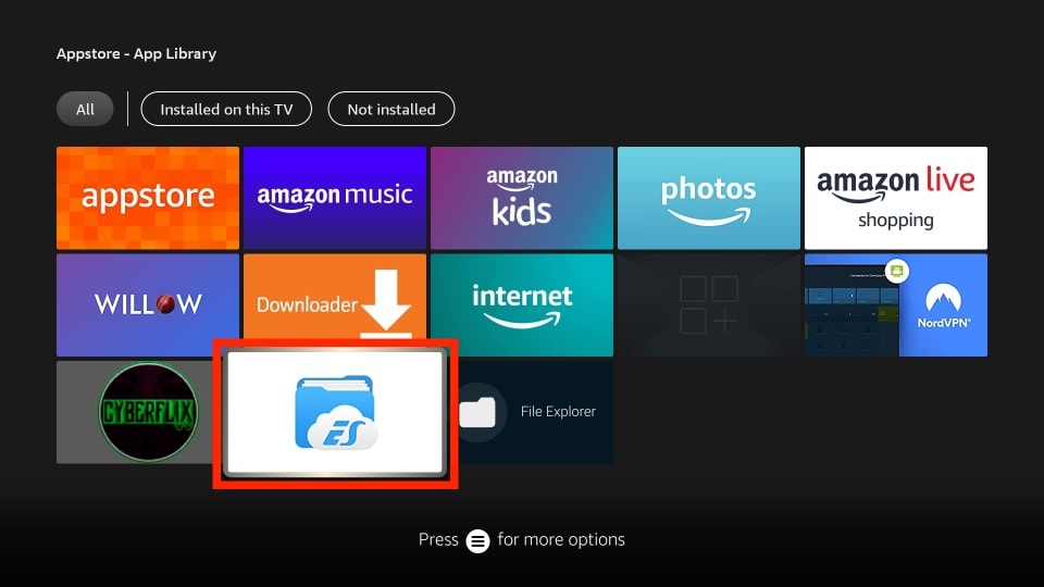 sideload firestick apps es file explorer