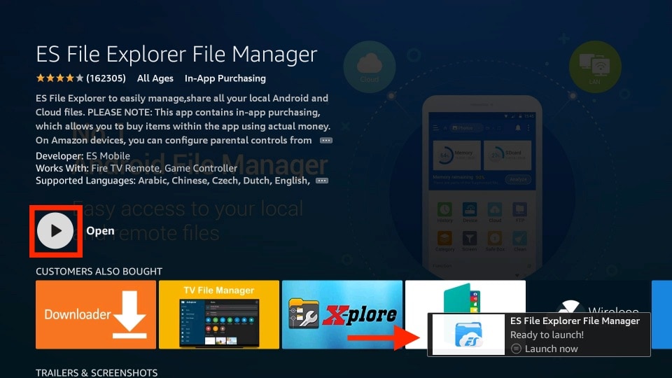 es file explorer firestick app