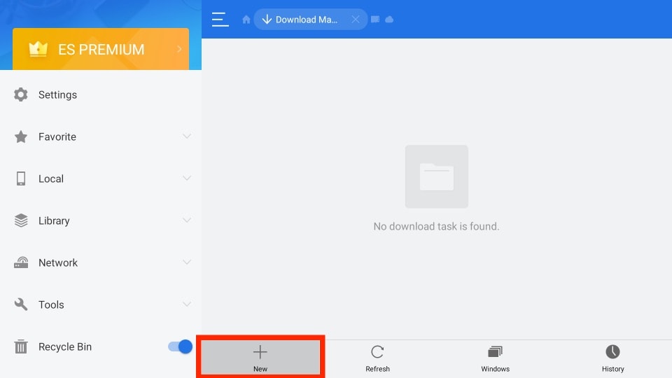 es file explorer firestick app