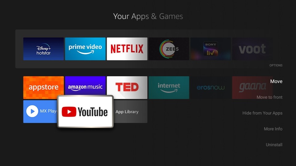 firestick shortcuts