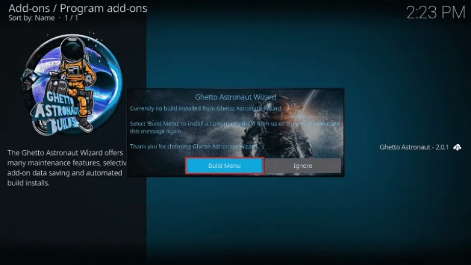 Neuromancer kodi build on firestick