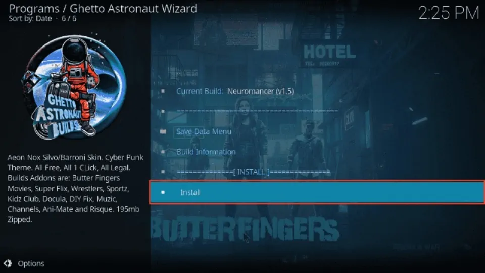 Neuromancer build