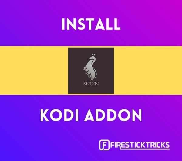 how to install seren addon on kodi