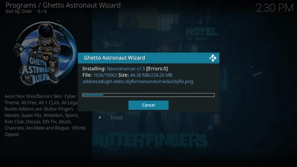 Neuromancer kodi build 