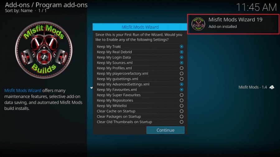 kodi atomic build