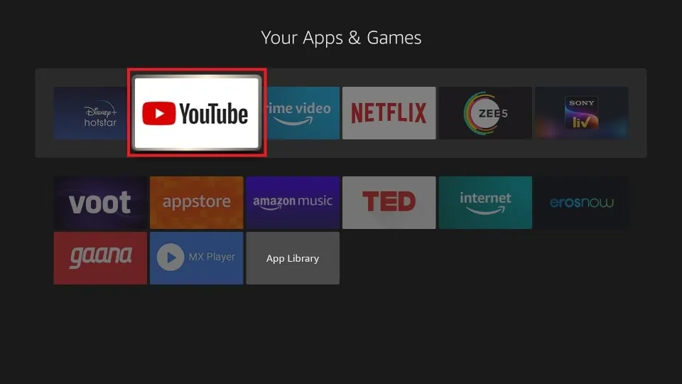 create app shortcuts on firestick home screen