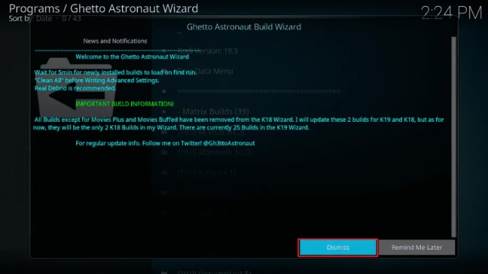 kodi build Neuromancer