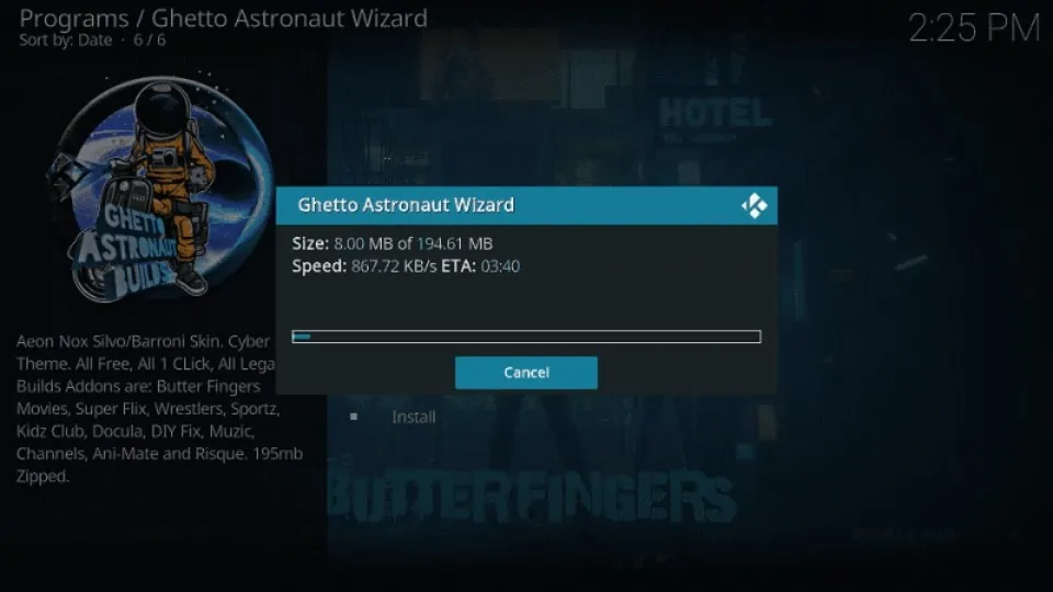 kodi Neuromancer build