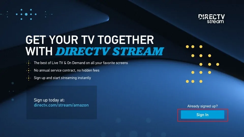 how to get directv on firestick