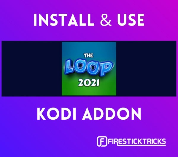how to install the loop kodi addon