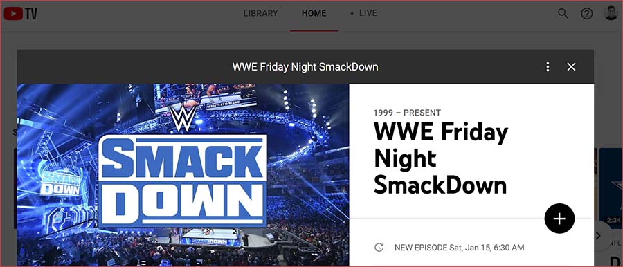 live stream WWE Friday Night SmackDown