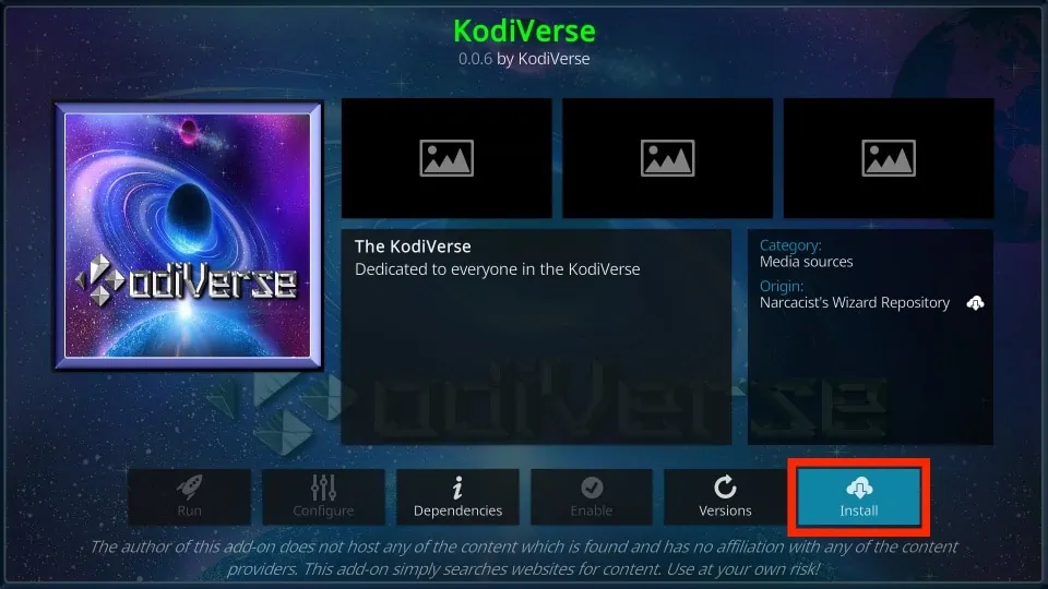 how to install kodiverse kodi addon on firestick