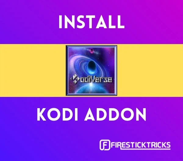 how to install kodiverse kodi addon on firestick