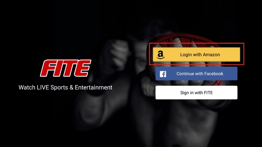 sign in with amazon