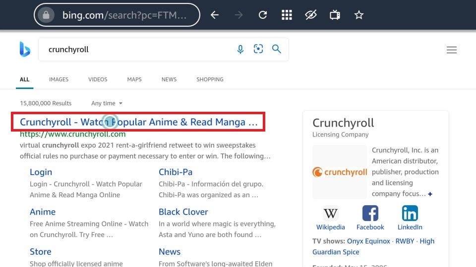 crunchyroll for fire tv