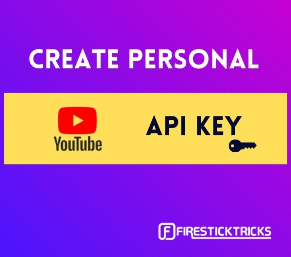 how to create youtube API key