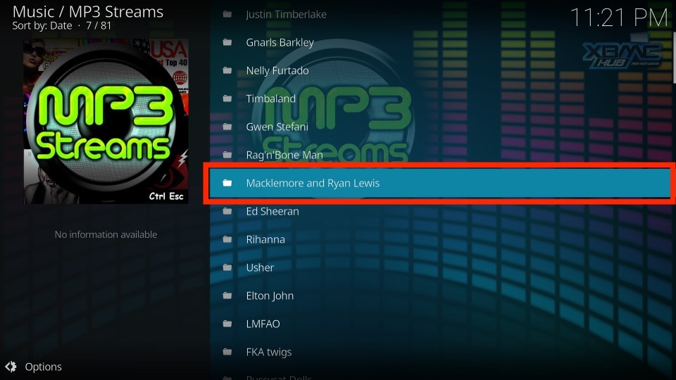 mp3 streams repo