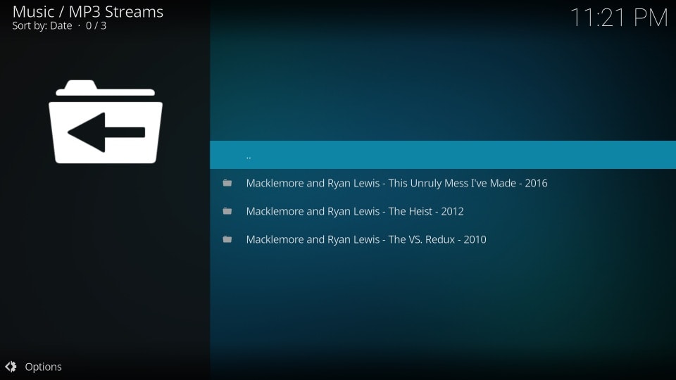 kodi mp3 streams addon