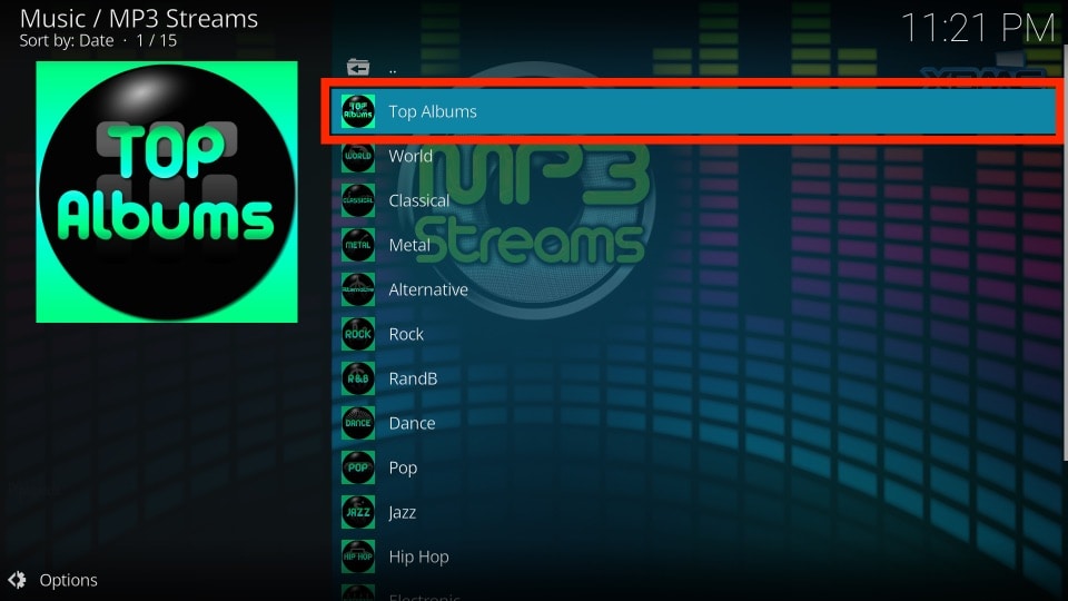 install mp3 streams 