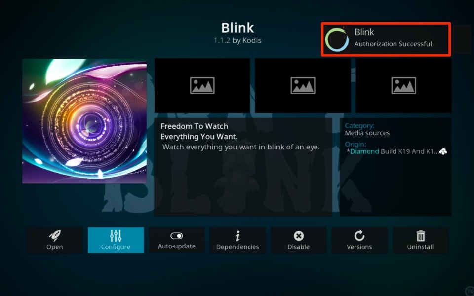 how to install blink kodi addon 