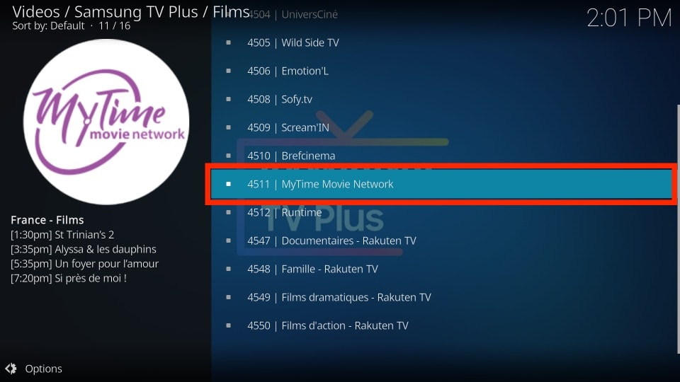 samsung tv kodi