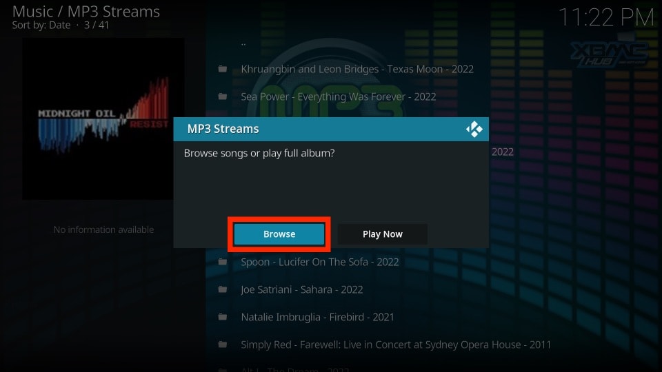 mp3 streams kodi