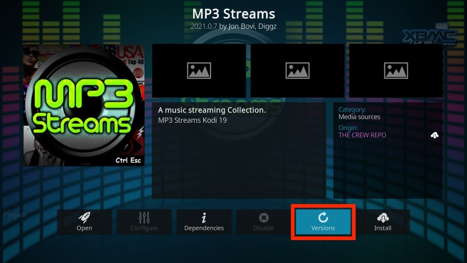 mp3 streams versions