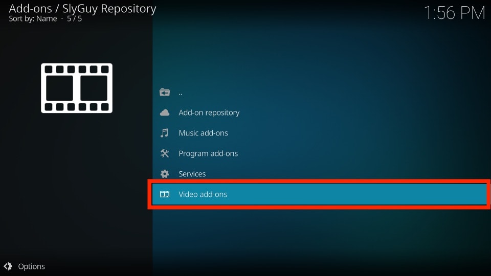 kodi video addons