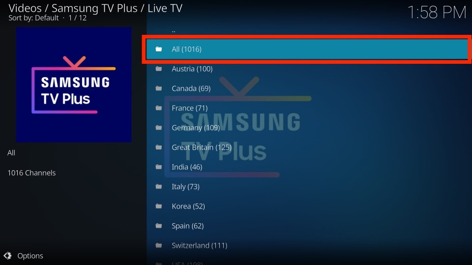 samsung tv with kodi
