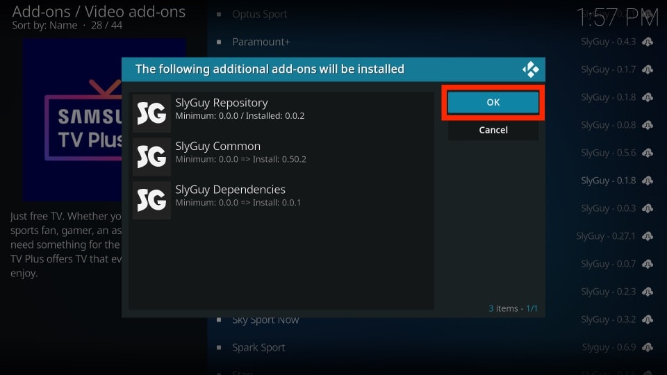 Additional addons