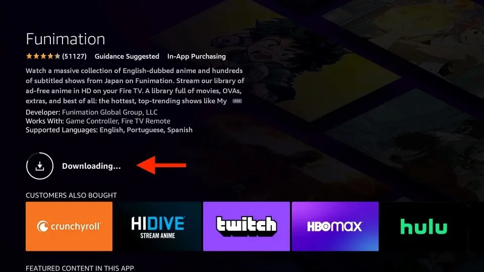 install funimation on firestick