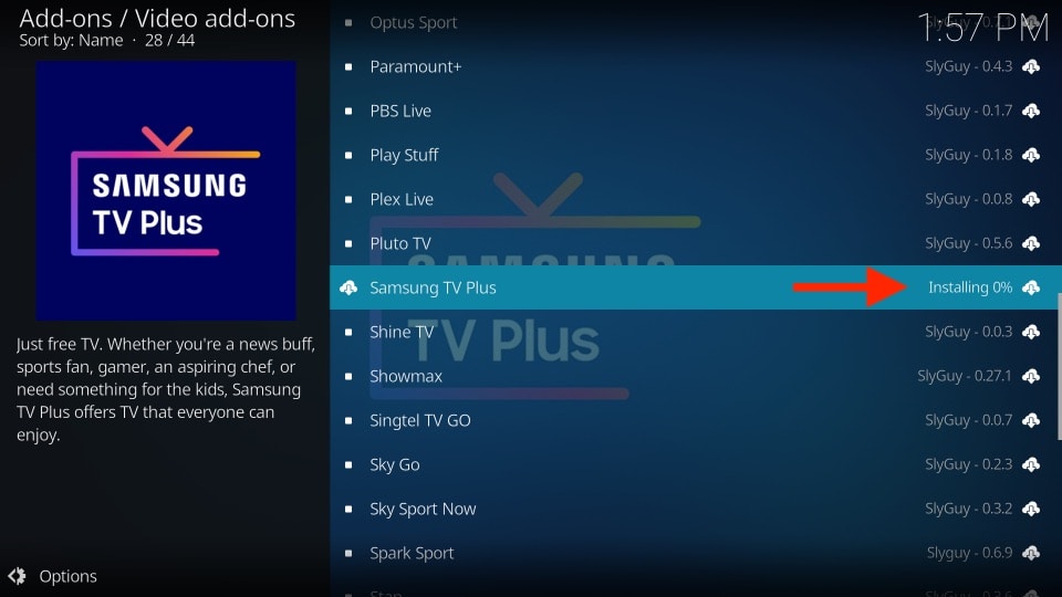 kodi samsung tv