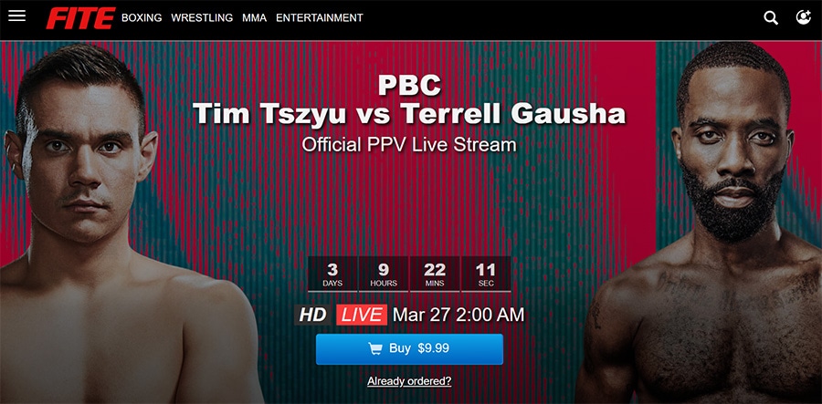 watch Tim Tszyu vs. Terrell Gausha on hulu