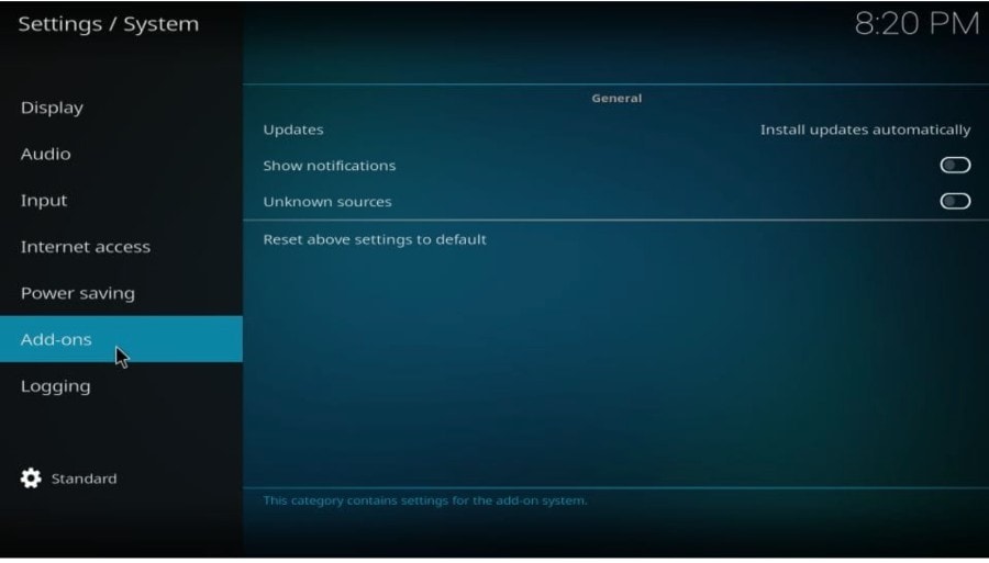 kodi addons