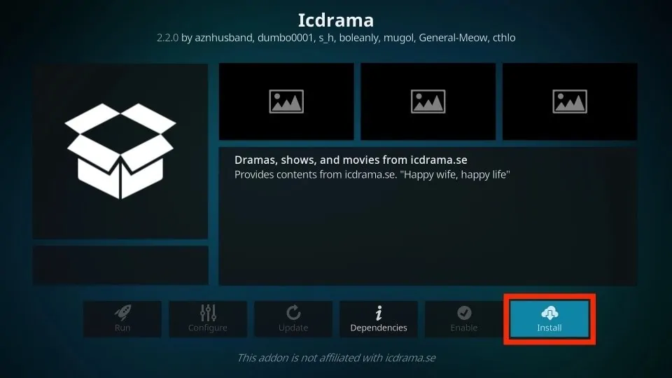 how to install icdrama kodi addon