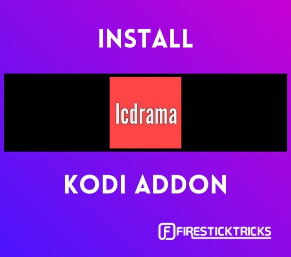 how to install icdrama kodi addon