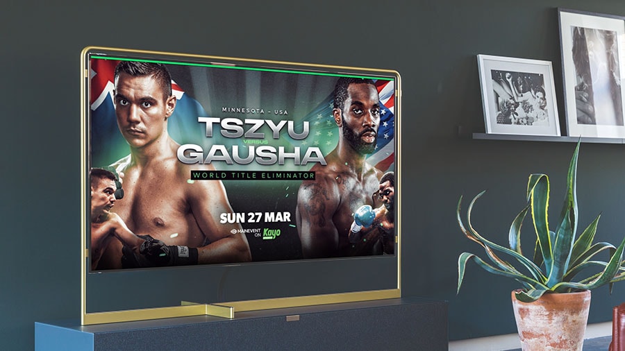 watch Tim Tszyu vs. Terrell Gausha on firestick