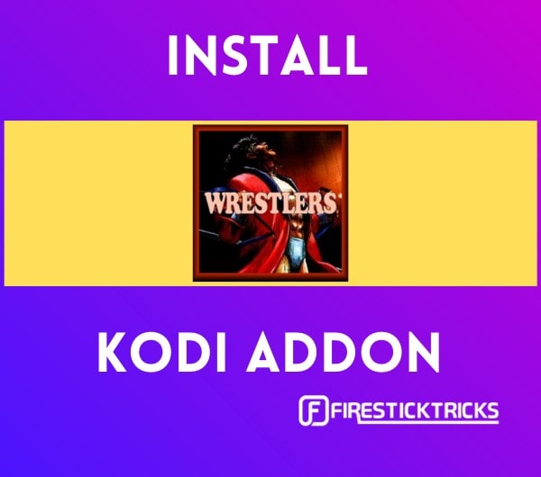 how to install wrestlers kodi addon