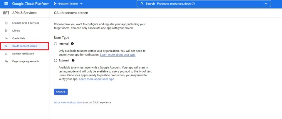 youtube api oauth consent screen