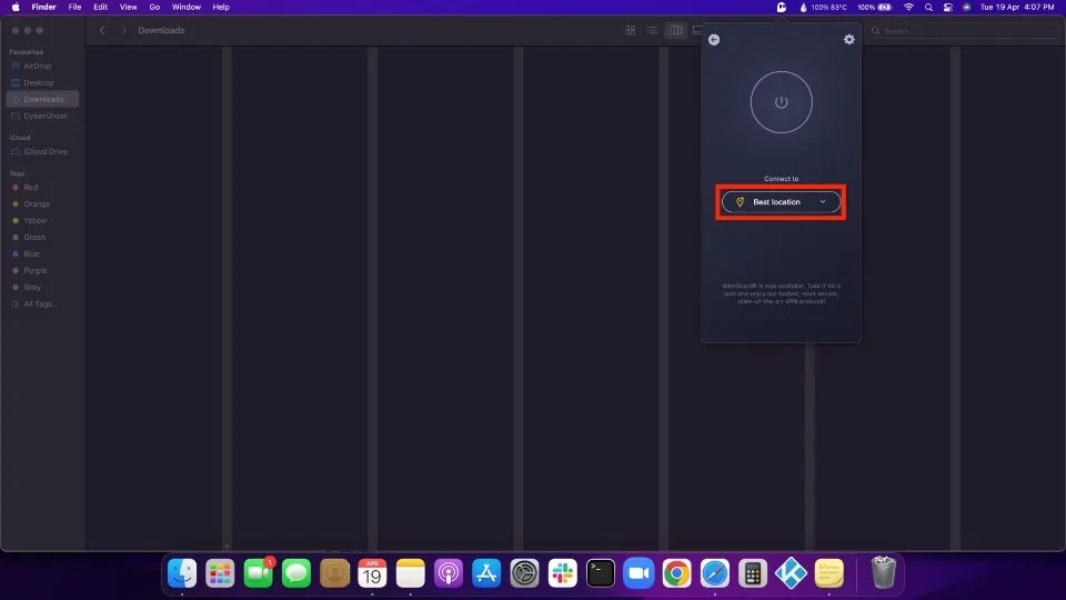 select best location tab