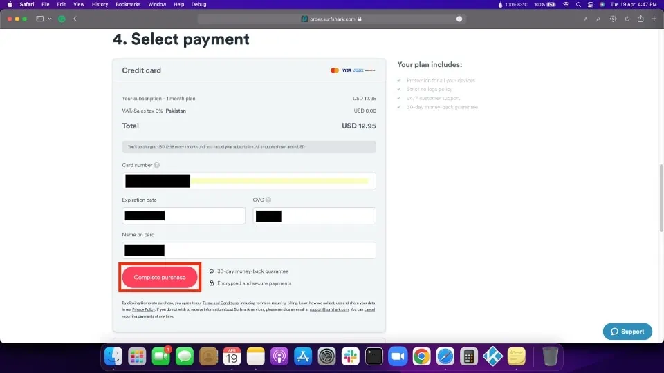 payment account