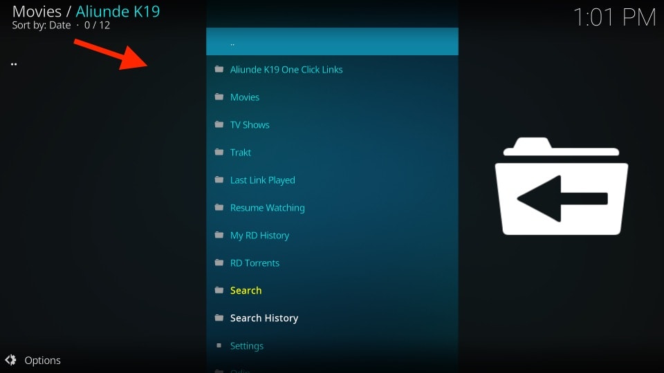aliunde k19 home screen