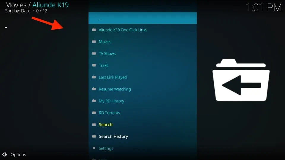 aliunde k19 home screen