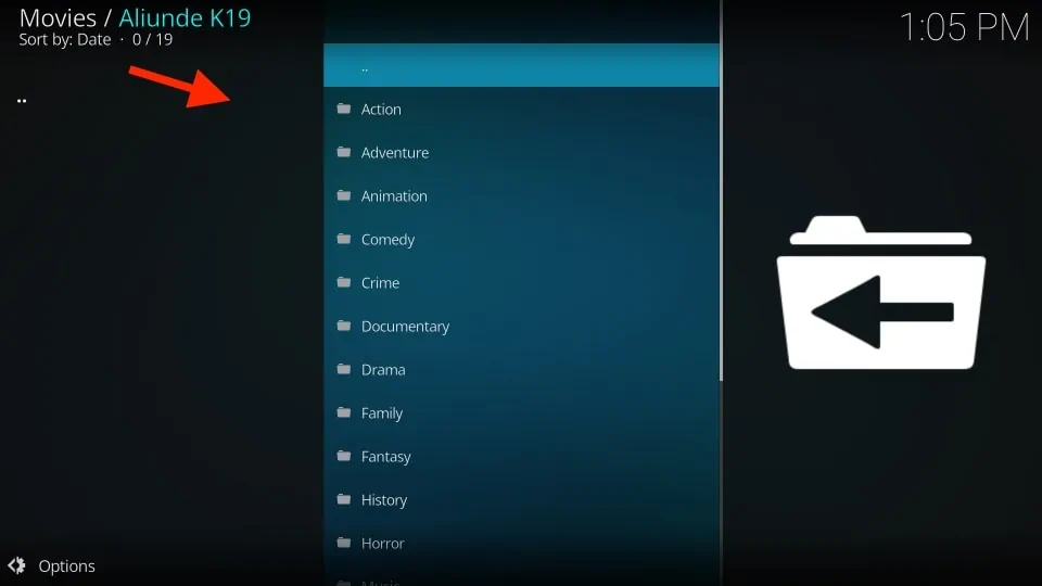 aliunde k19 genre folders