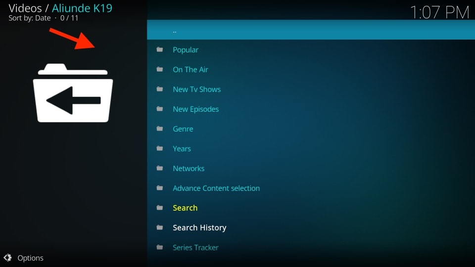 aliunde k19 tv shows folder