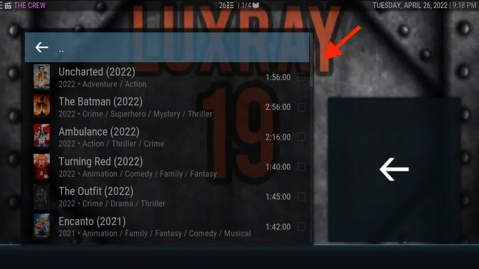 get luxray build on kodi