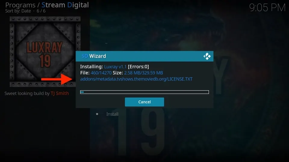 download luxray kodi build 