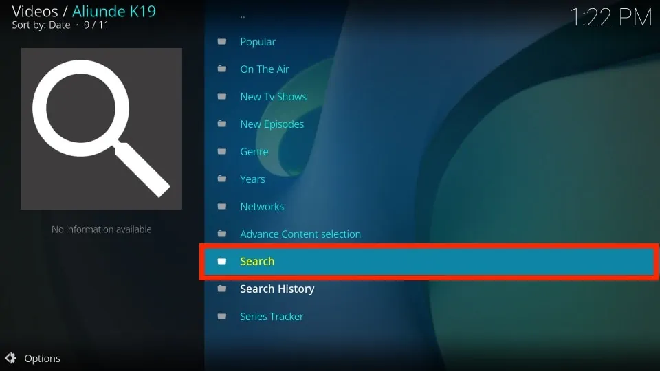 search tv shows