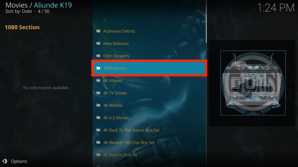 odin folders