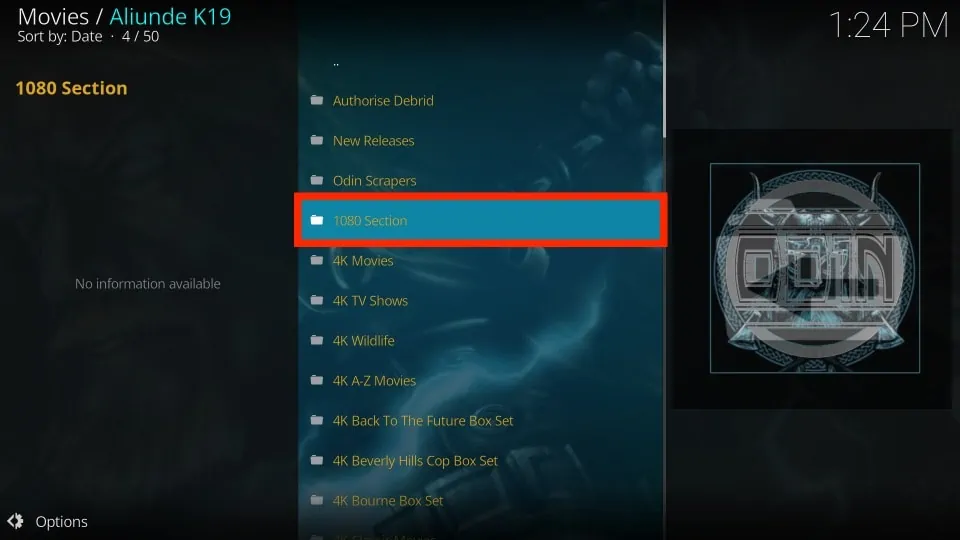 odin folders